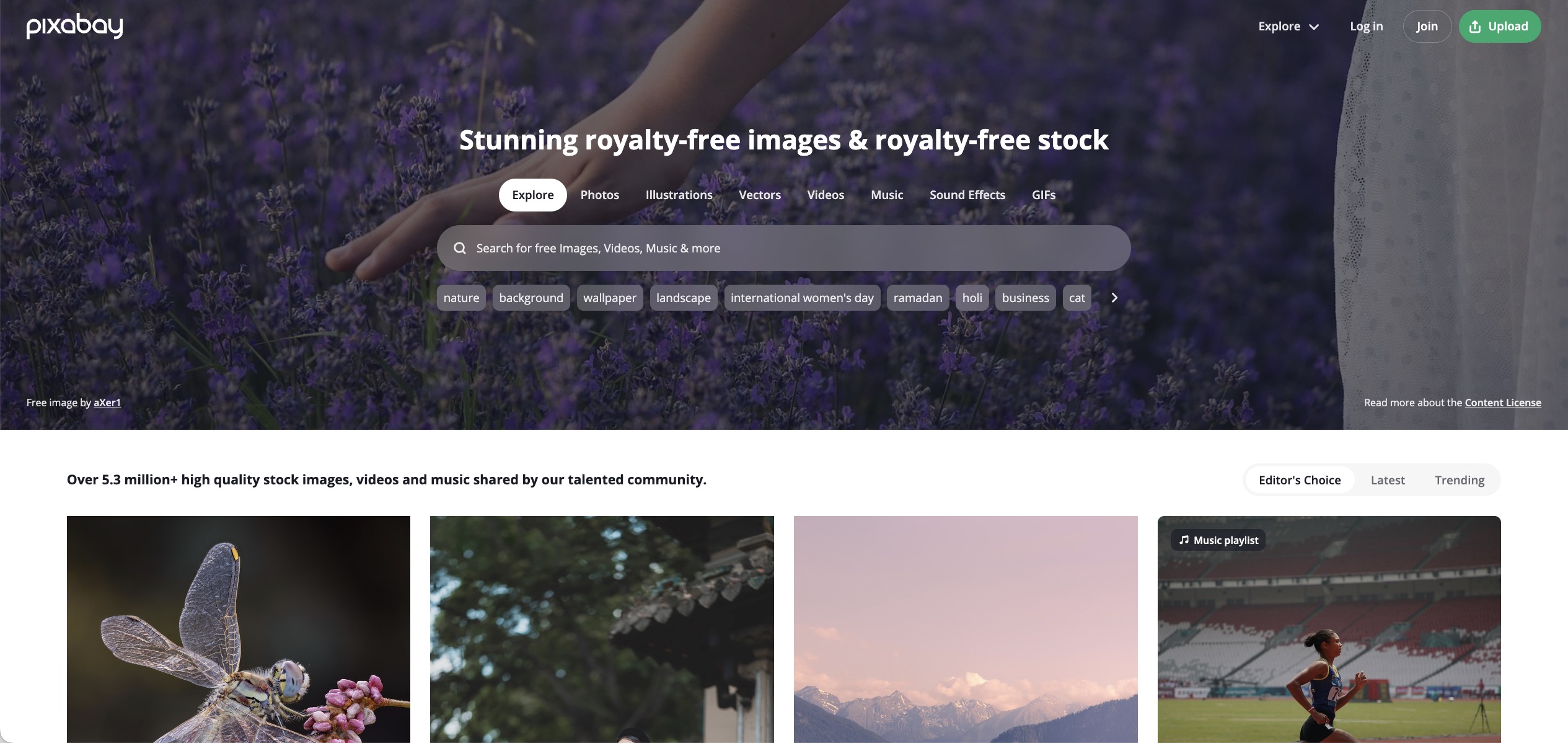 おすすめ写真素材サイト「pixabay」